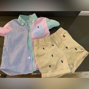 24 Month Polo Set - excellent condition, no stains